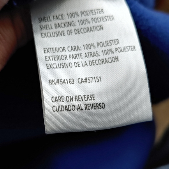 Men’s NFL New York Giants Zip Up Jacket - Picture 4 of 6